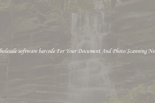 Wholesale software barcode For Your Document And Photo Scanning Needs