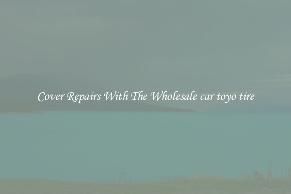  Cover Repairs With The Wholesale car toyo tire 